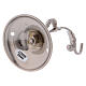 Sanctuary lamp wall bracket in silver-plated brass s3
