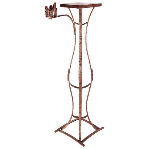 Tabernacle stand with candlestick h 55 in 4