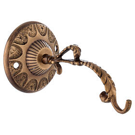 Arm for Sancturay lamp, antique brass, 14 cm
