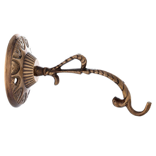 Arm for Sancturay lamp, antique brass, 14 cm 3