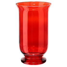 Ersatzglas für Ewiglicht, rubinrot – 19 × Ø 12 cm, Molina Artimetal