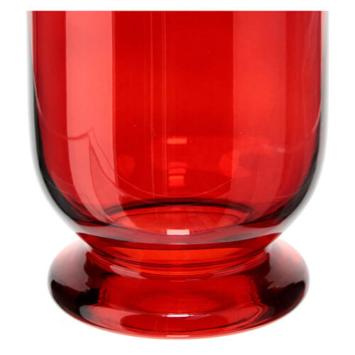 Vidro cor de rubi peça sobressalente para lamparina do Santíssimo Molina 3
