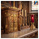 Lampada elettrica Santissimo finitura oro stile barocco 25 cm s2