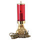 Lampada elettrica Santissimo finitura oro stile barocco 25 cm s4