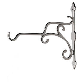 Soporte de pared para lámparas color níquel