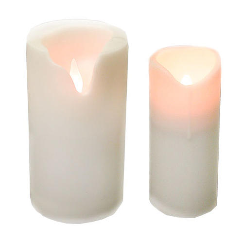 White silicone votive candle 1