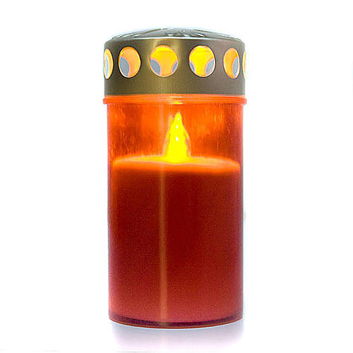 Red silicone LED candle, 8 months 3