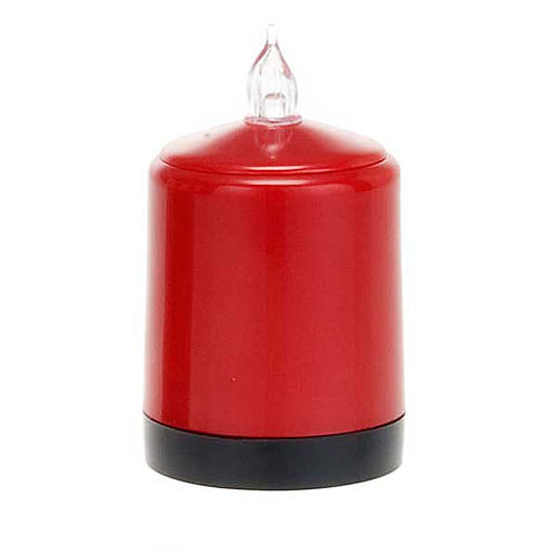 LED red votive candle 1