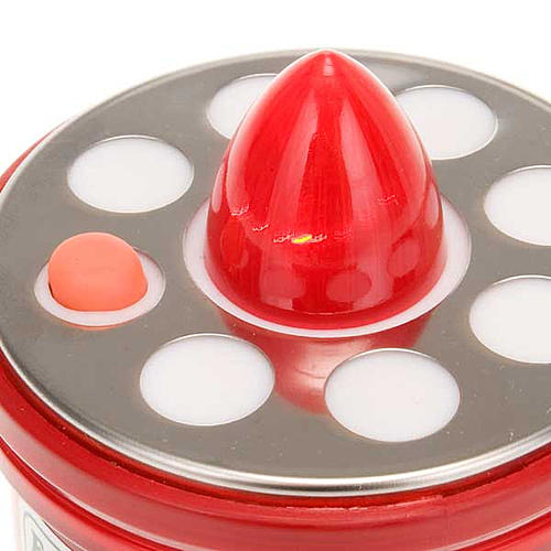 THROWAWAY LED votive candle, 40 days 2