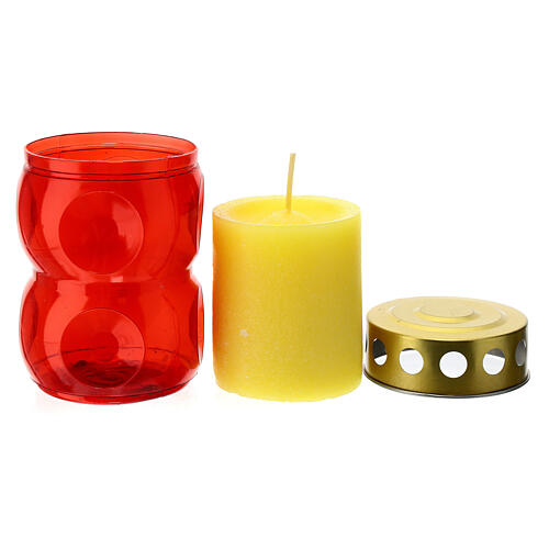 Votive Candle With Windproof Top 5