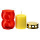Votive Candle With Windproof Top s5