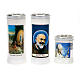White votive candle with image s1