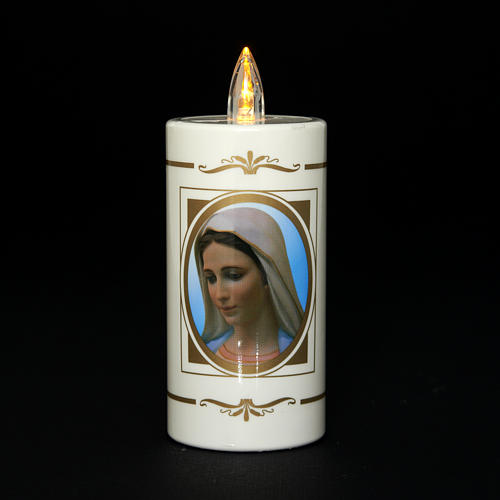 Disposable votive candle, Our Lady of Medjugorje, lasting 50days 2