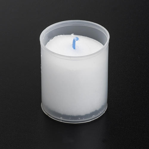 Tea light candle - white Star model 2