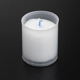 Tea light candle - white Star model