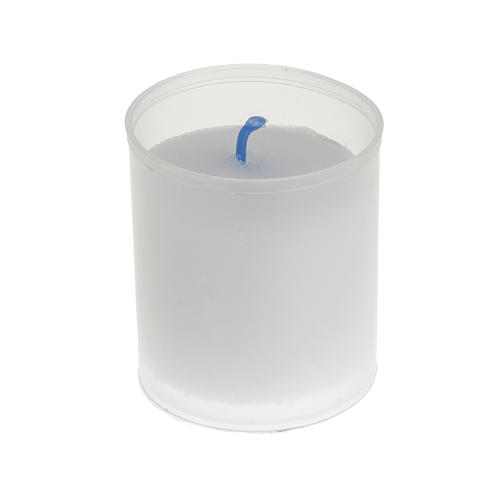 Tea light candle - white Star model 1