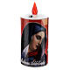 LED votive candle, ecological, red with image, lasting 70 days s4