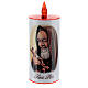 LED votive candle, white cardboard with image, lasting 70 days s5