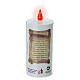 LED votive candle, white cardboard with image, lasting 70 days s2