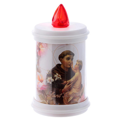 Bougie veilleuse rouge LED avec images 90 jours, éco 4