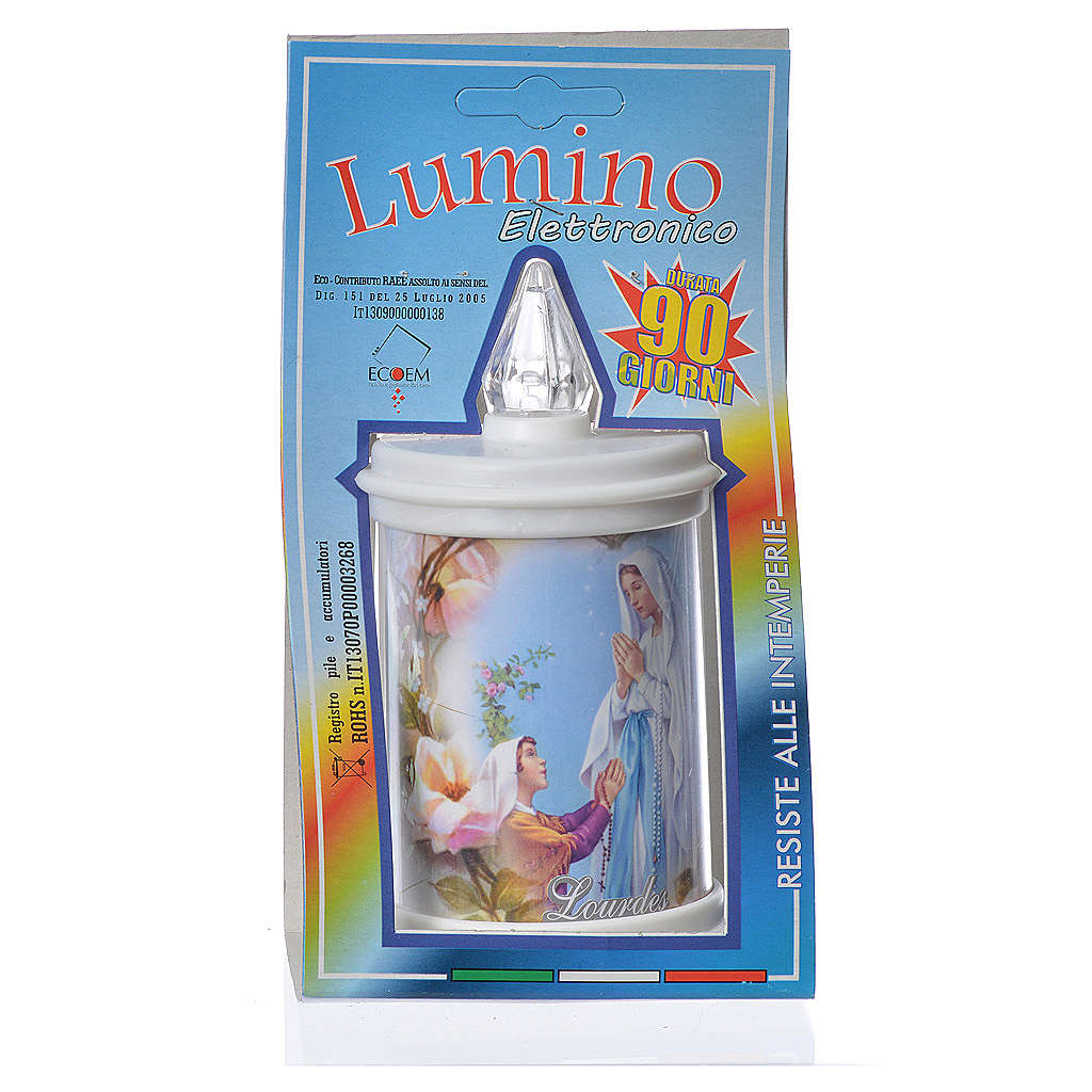 Einweg-Votivkerze LED Brenndauer 70 Tagen weiß 3