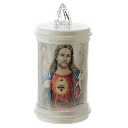 Einweg-Votivkerze LED Brenndauer 70 Tagen weiß 1