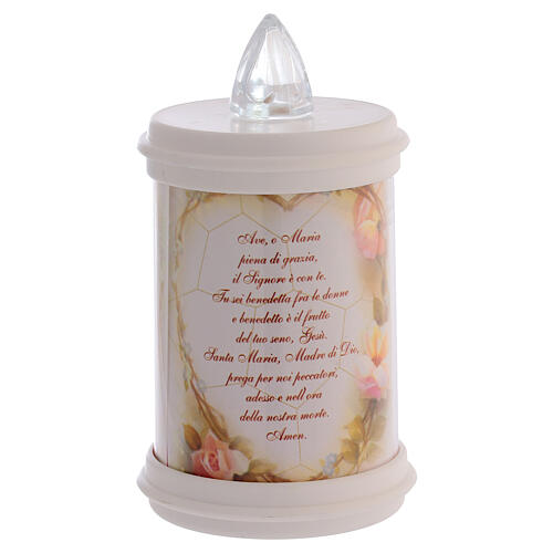 Einweg-Votivkerze LED Brenndauer 70 Tagen weiß 6