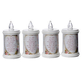 Bougie veilleuse blanche LED durée 90 jours s10