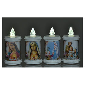 Bougie veilleuse blanche LED durée 90 jours s2