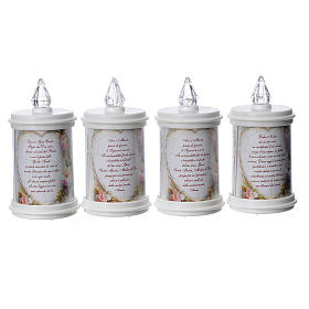 Bougie veilleuse blanche LED durée 90 jours s3