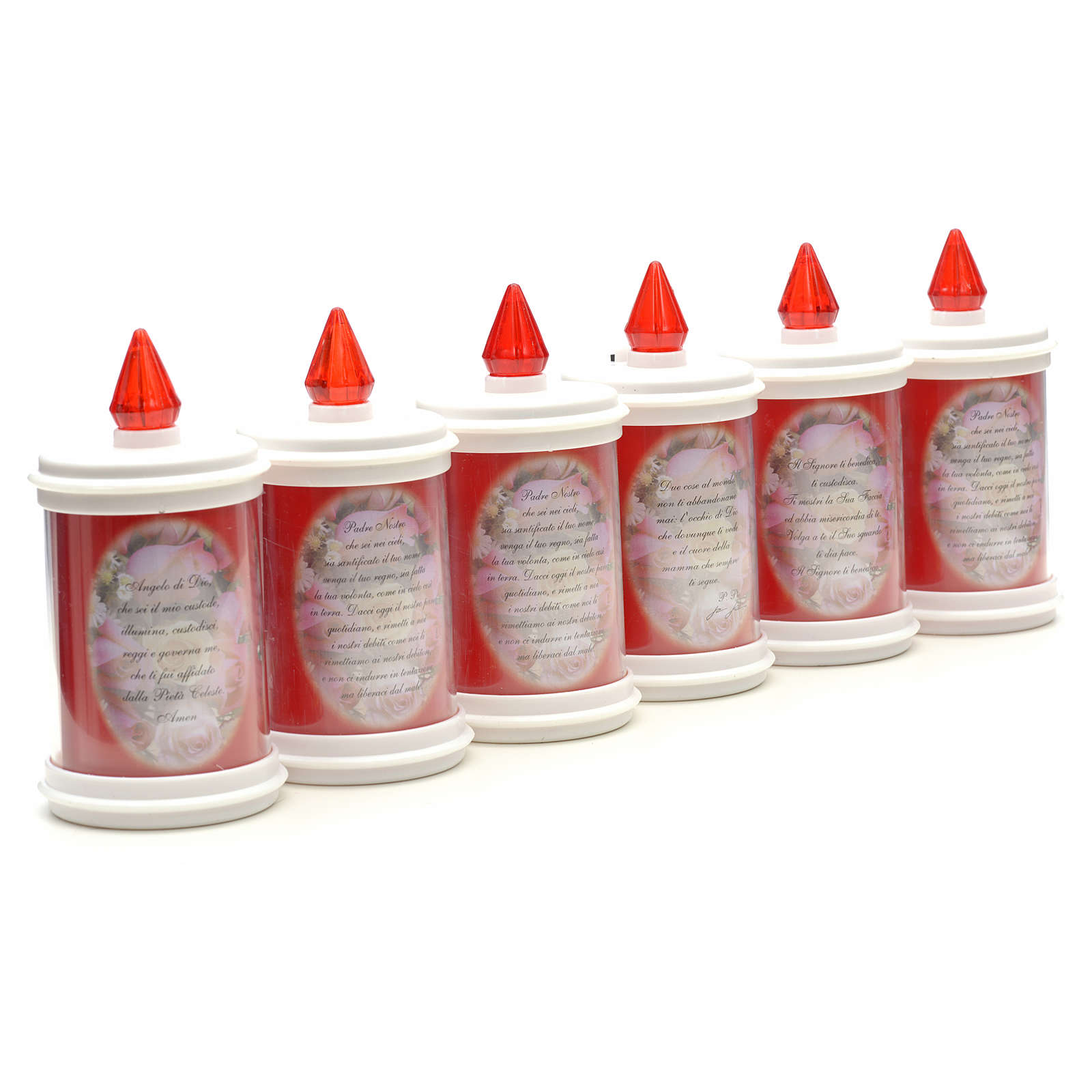 Einweg-Votivkerze LED öko-elektrisch Plastik Dauer 90 Tagen weiß 3