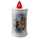 Votive candle in white plastic, electric, lasting 90 days s2