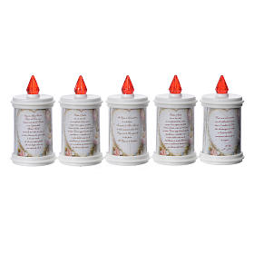 Vela eléctrica plástico duración 90 dias blanco s10