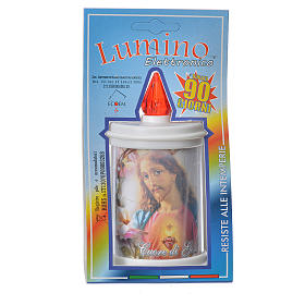 Bougie veilleuse blanche LED en plastique, 90 jours s4