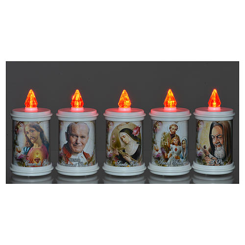 Bougie veilleuse blanche LED en plastique, 90 jours 2