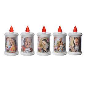 Lumino elettrico plastica durata 90 gg bianco s8