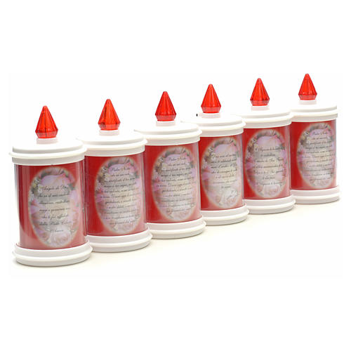 Lumino elettrico plastica durata 90 gg bianco 6