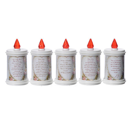 Lumino elettrico plastica durata 90 gg bianco 3