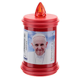 Lumino elettrico in plastica durata 40 gg rosso s3