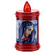 Votive candle in red plastic, electric, lasting 60 days s2