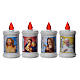 Electric votive candle in plastic, lasting 40 days s4