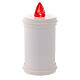 Electric votive candle in plastic, lasting 40 days s6