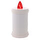 Electric votive candle in plastic, lasting 40 days s6