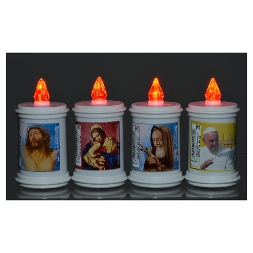 Electric votive candle in plastic, lasting 40 days 5