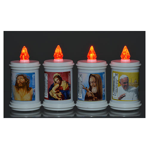 Electric votive candle in plastic, lasting 40 days 2