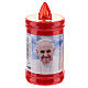 Electric votive candle in red plastic, lasting 60 days s4