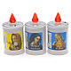 Electric votive candle in PVC lasting 70 days s4