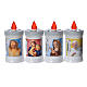 Electric votive candle in PVC lasting 70 days s5