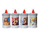 Electric votive candle in PVC lasting 70 days s1