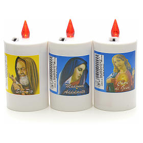 Vela eléctricca plástico blanca 60 días dur s3